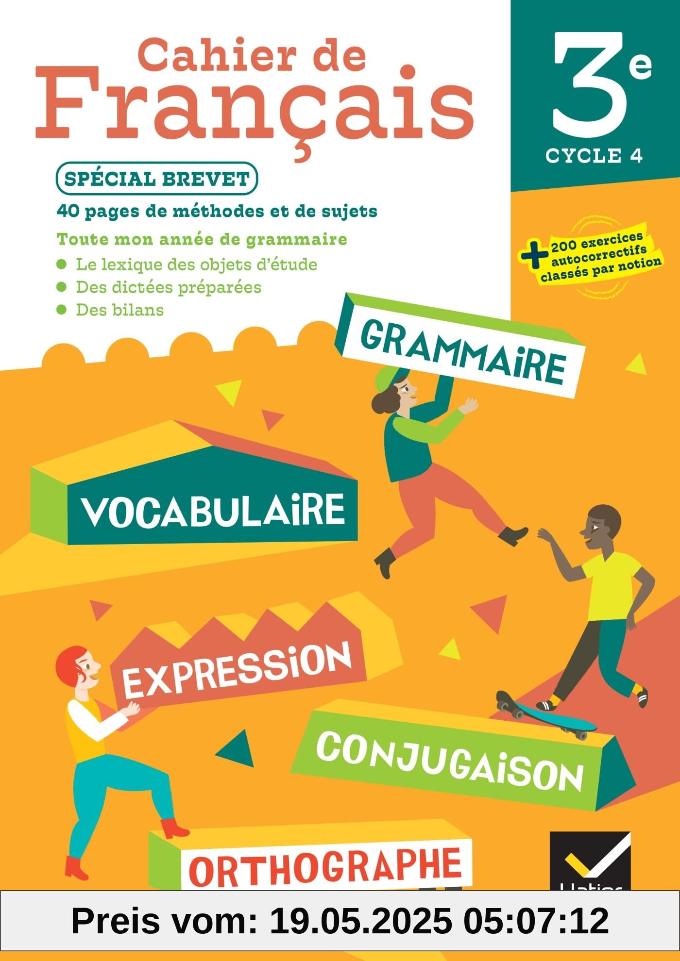 Cahier de Français 3e - Ed. 2024 - Cahier élève