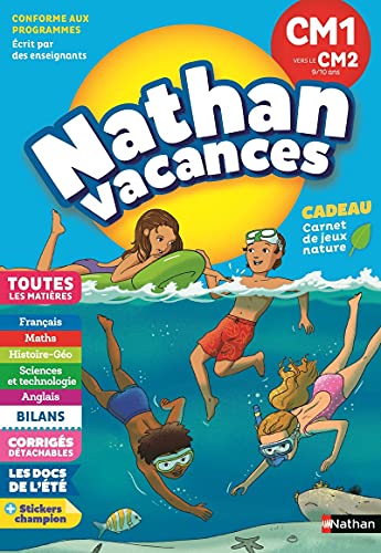 Cahier de Vacances Primaire CM1 vers CM2 9/10 ans