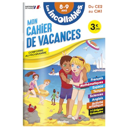 Cahier de vacances 2025 - Les incollables - CE2 au CM1 - 8/9 ans Cahier de vacances 2025 - Les incollables - CE2 au CM1 - 8/9 ans von PLAY BAC