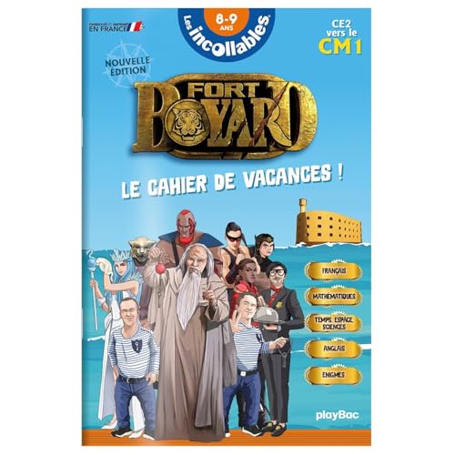 Cahier de vacances 2025 Fort Boyard - Les incollables - CE2 au CM1 - 8/9ans von PLAY BAC
