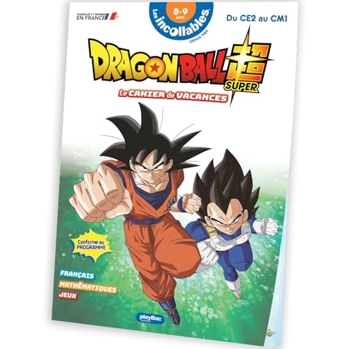 Cahier de vacances Dragon Ball Super 2025 - Les Incollables - Du CE2 au CM1 - 8/9 ans von PLAY BAC