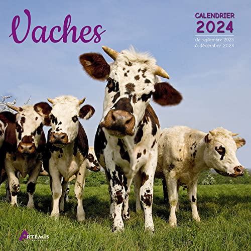 Calendrier Vaches 2024: Calendrier de septembre 2023 à décembre 2024 von ARTEMIS