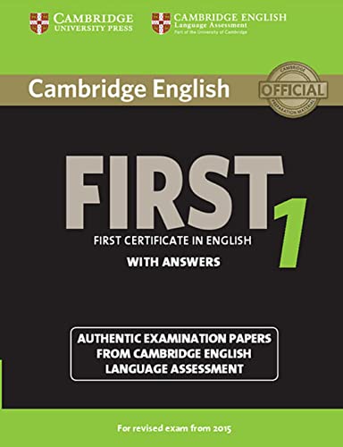 Cambridge English First 1 for updated exam: Student’s Book with answers