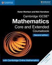 Cambridge Igcse(r) Mathematics Coursebook Core and Extended Second Edition with Cambridge Onli...