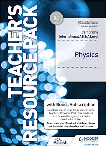 Cambridge International AS & A Level Physics Teacher's Resource Pack with Boost Subscription von Hodder Education