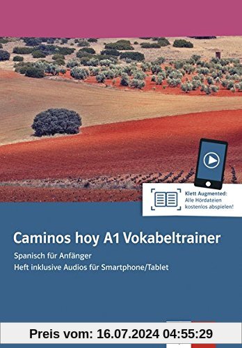Caminos hoy A1 Vokabeltrainer: Heft inklusive Audios für Smartphone/Tablet