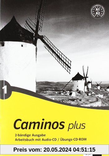 Caminos plus 1. Arbeitsbuch, Audio-CD, Übungs-CD-ROM: BD 1