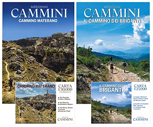 Cammini. Cammino materano. Cammino dei briganti. Con 2 Carta geografica ripiegata (Meridiani cammini) von Editoriale Domus