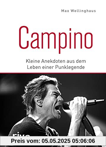 Campino: Kleine Anekdoten aus dem Leben einer Punklegende. Das perfekte Geschenk für alle Fans von den Toten Hosen und deutschem Punkrock Campino: Kleine Anekdoten aus dem Leben einer Punklegende. Das perfekte Geschenk für alle Fans von den Toten Hosen und deutschem Punkrock