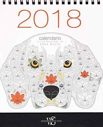 Cani coloring. Calendario da tavolo 2018. Ediz. illustrata von White Star