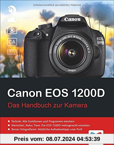 Canon EOS 1200D: Das Handbuch zur Kamera