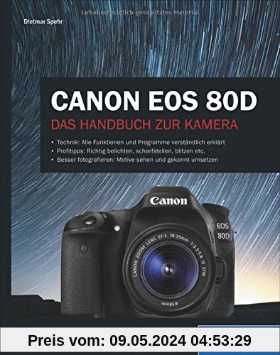 Canon EOS 80D: Das Handbuch zur Kamera