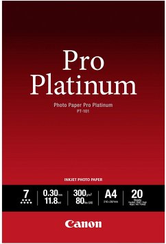 Canon PT-101 A 4, 20 Blatt Photo Paper Pro Platinum 300 g von Canon