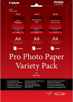 Canon PVP-201 Pro Photo Paper Variety Pack A 4 3x5 Blatt von Canon