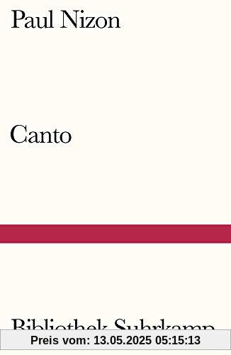 Canto (Bibliothek Suhrkamp)