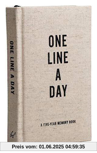 Canvas One Line a Day: A Five-Year Memory Book