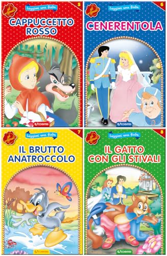 Cappuccetto rosso-Cenerentola-Il brutto anatroccolo-Il gatto con gli stivali. Leggimi una fiaba. Ediz. illustrata Cappuccetto rosso-Cenerentola-Il brutto anatroccolo-Il gatto con gli stivali. Leggimi una fiaba. Ediz. illustrata von Edibimbi