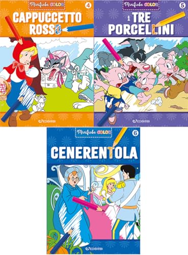 Cappuccetto rosso-I tre porcellini-Cenerentola. Minifiabe color. Ediz. illustrata Cappuccetto rosso-I tre porcellini-Cenerentola. Minifiabe color. Ediz. illustrata von Edibimbi
