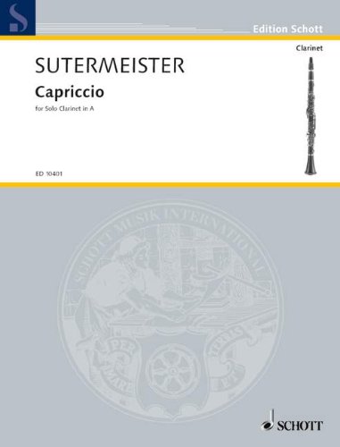 Capriccio: Klarinette (A). (Edition Schott)