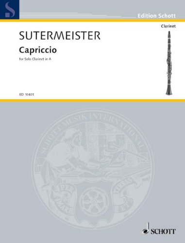 Capriccio: Klarinette (A). (Edition Schott) von Schott
