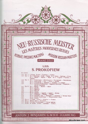 Caprice: op. 12/5. Klavier.: op. 12/5. piano. (Neu-Russische Meister)