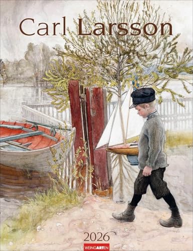 Carl Larsson Kalender 2026: Bildkalender mit 13 Farb-Abbildungen der lebendig-farbenfrohen Darstellungen des schwedischen Malers. Wandkalender für Kunstliebhaber von Weingarten
