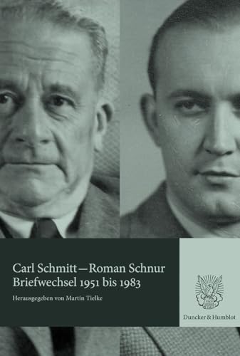 Briefwechsel 1951 bis 1983. von Duncker & Humblot