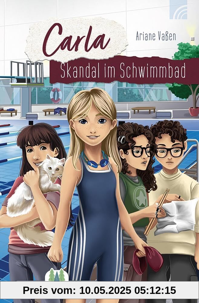 Carla: Skandal im Schwimmbad: Ein christliches Jugendbuch ab 12 Jahren über vier Freunde, die gemeinsam einen spannenden Fall lösen und dabei etwas über Vergebung lernen. (Blackforest Friendst)