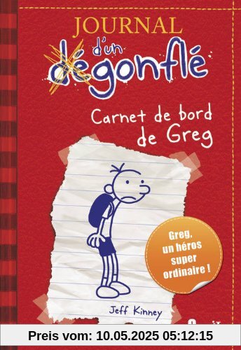 Carnet de bord de Greg Heffley - Journal d'un dégonflé. Tome 1 (Journal d'un Degonfle)