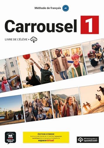 Carrousel 1 - Édition Hybride: Livre de l'élève avec ressources numériques (Carrousel: Méthode de français) von Klett Sprachen GmbH