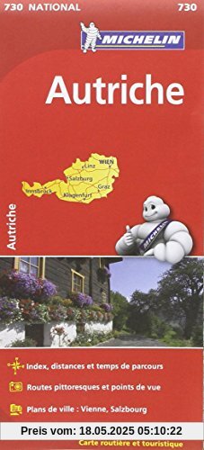 Carte Autriche Michelin Carte Autriche Michelin