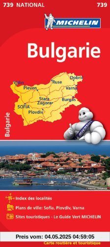 Carte Bulgarie Michelin