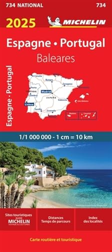 Carte Nationale Espagne, Portugal 2025 von MICHELIN