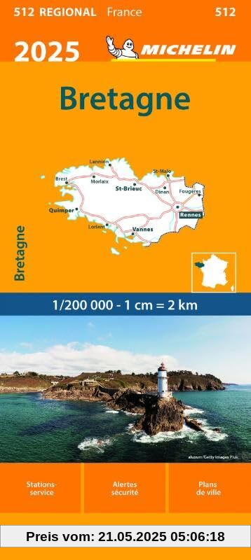 Carte Régionale Bretagne 2025
