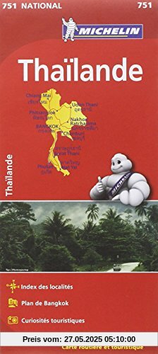 Carte Thaïlande Michelin