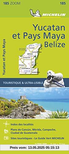 Carte Yucatan et Pays Maya Michelin
