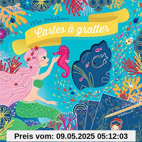 Cartes à gratter - Sirènes Mes créations