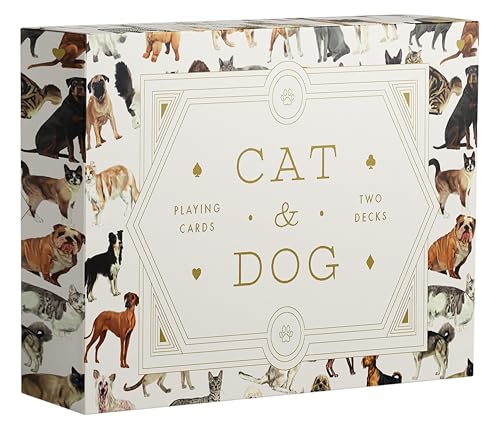 Cat & Dog Playing Cards Set: (2 sets of 54 cards in a box) von Smith Street Books