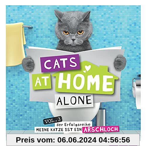 Cats at home alone - Das Geschenkbuch für Katzenliebhaber: Vol. 3 der Erfolgsreihe Meine Katze ist ein Arschloch