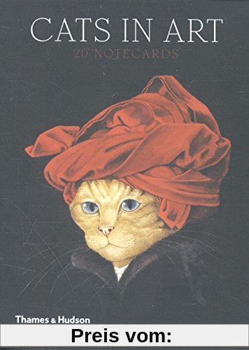 Cats in Art: Box of 20 Notecards (Thames & Hudson Gift)