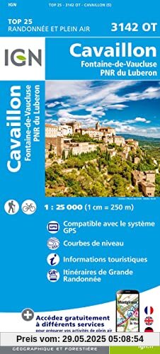 Cavaillon Fontain-de-Vaucluse 1:25 000 Cavaillon Fontain-de-Vaucluse 1:25 000