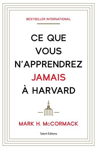 Ce que vous n'apprendrez jamais à Harvard von TALENT SPORT