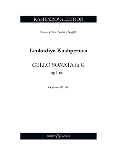 Cello Sonata in G: op. 1, Nr. 1. Violoncello und Klavier. (Kashperova Edition) von Boosey & Hawkes, London
