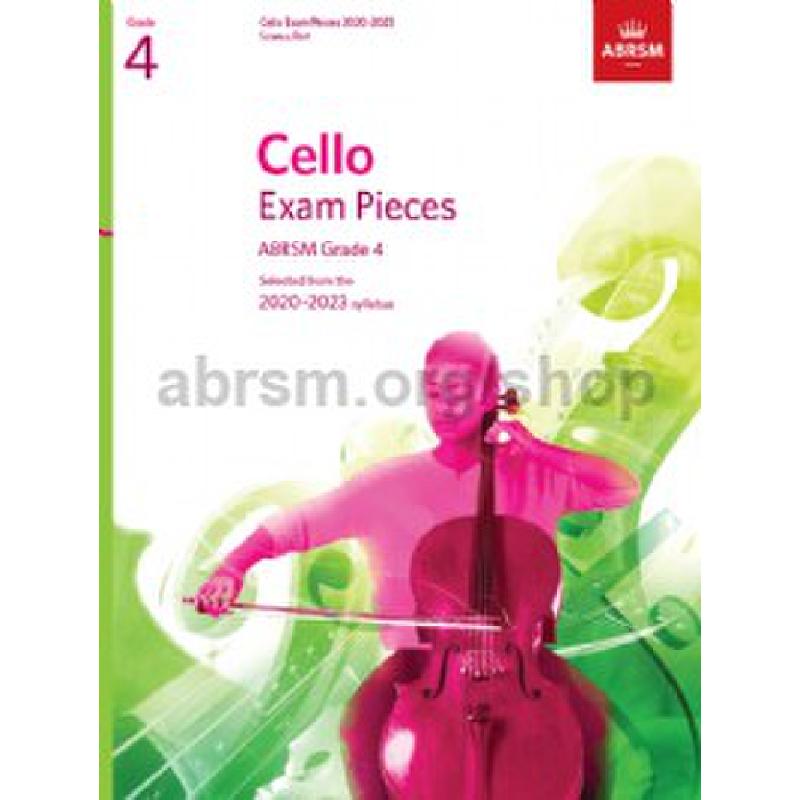 Cello exam pieces 4 - 2020-2023