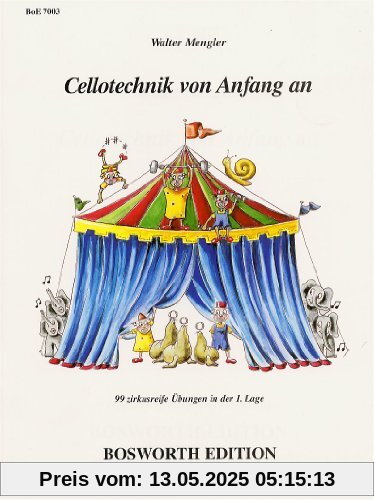 Cellotechnik von Anfang an. 99 zirkusreife Übungen in der 1. Lage