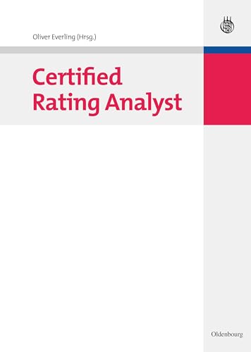 Certified Rating Analyst von De Gruyter Oldenbourg