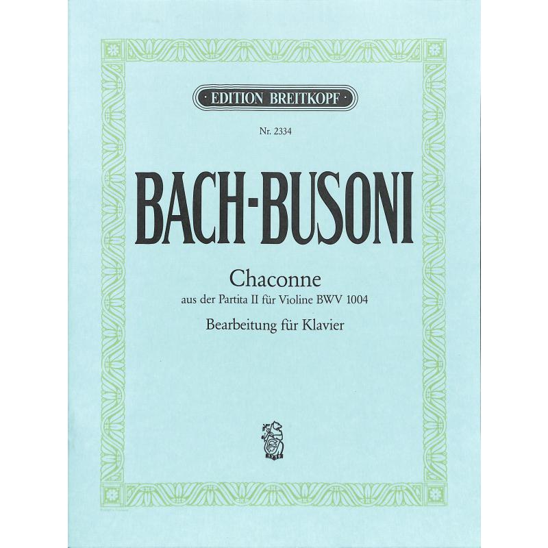 Chaconne (Partita 2 d-moll BWV 1004)