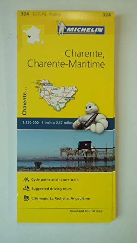 Charente, Charente-Maritime - Michelin Local Map 324: Map (Mapas Local Michelin)