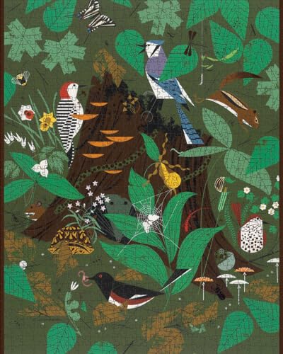 Charley Harper Woodland Wonders 1000-Piece Jigsaw Puzzle