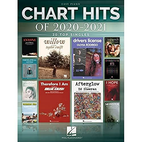 Chart Hits of 2020-2021 (Easy Piano)